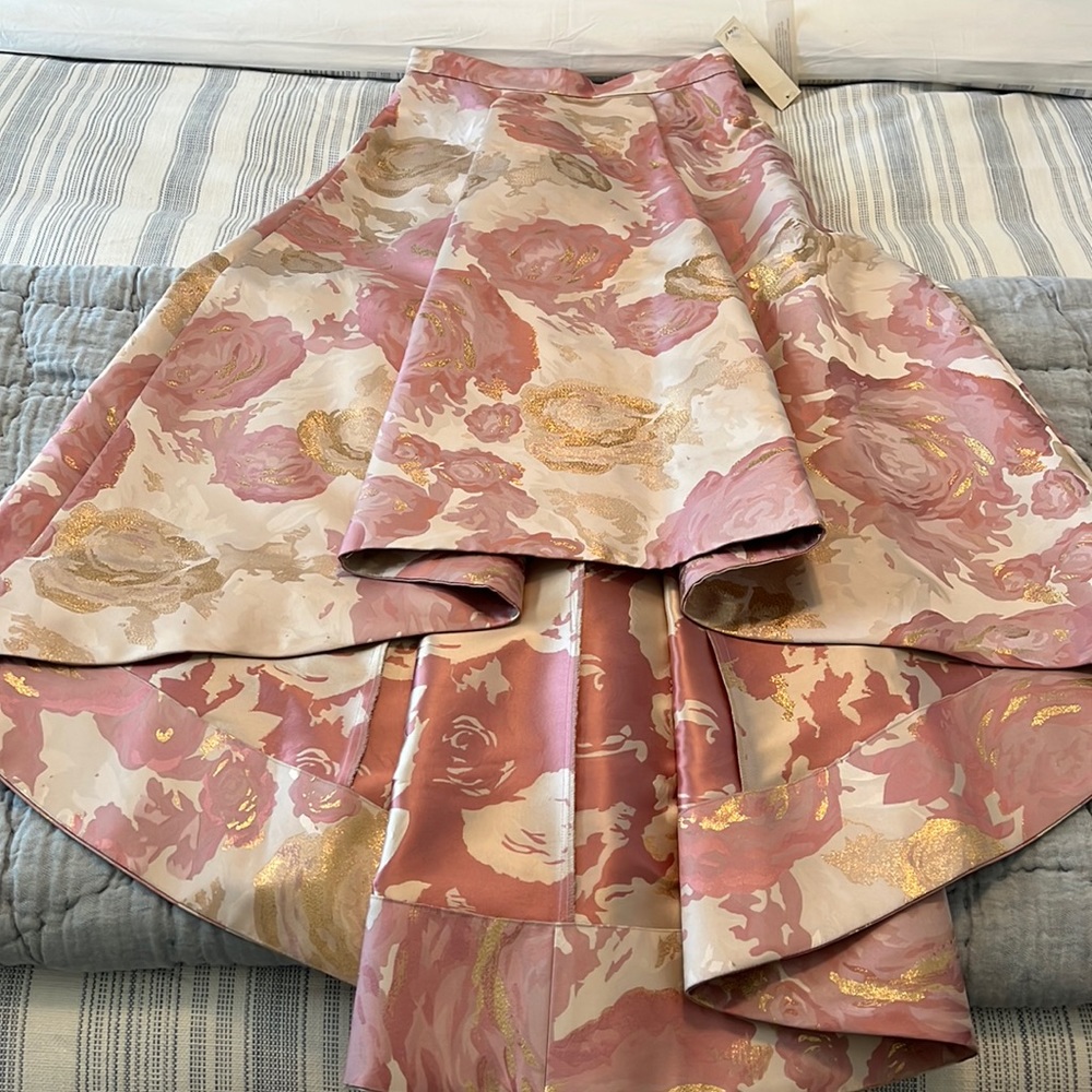 NWT Eliza J size 6 High Low Skirt